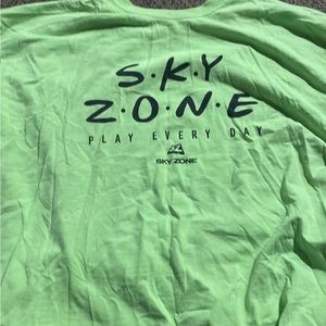 Neon glow in dark sky zone shirt